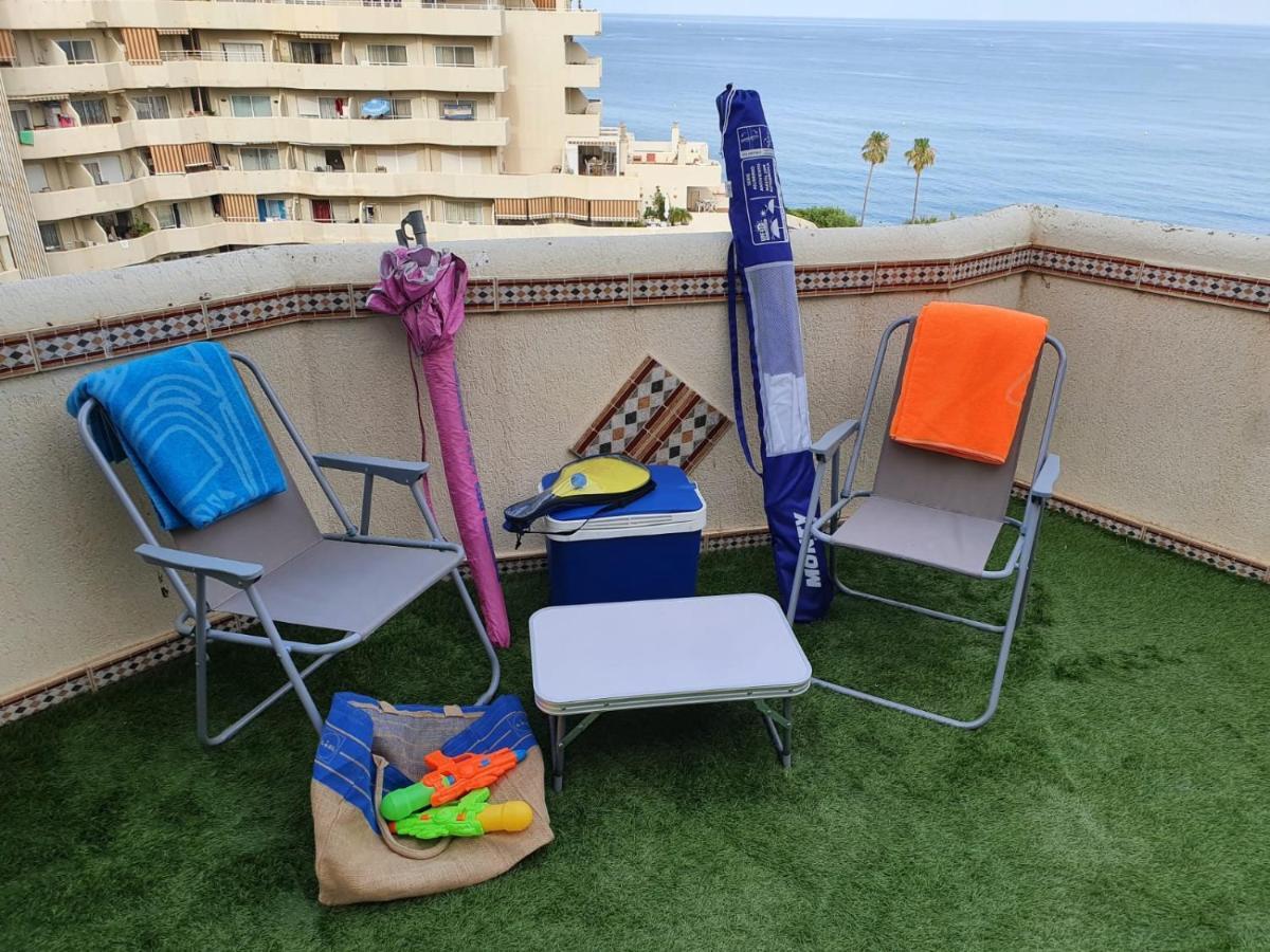 Benalbeach. Espectacular Terraza, Vistas Al Mar. Benalmádena Eksteriør billede